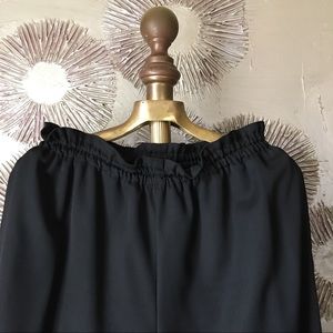 Yohji Yamamoto wool crop pants.